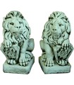 Pareja de leones Romanos en piedra artificial