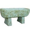 Jardinera rustica con patas grande en piedra