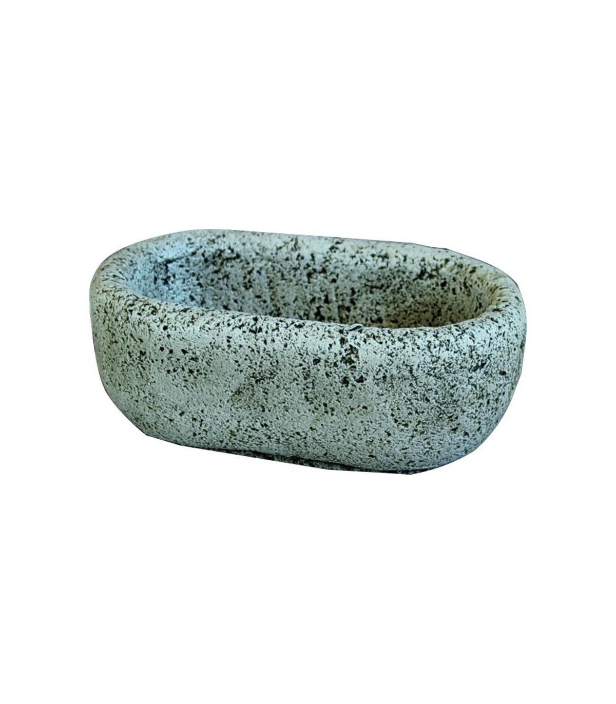 Pila rustica ovalada en piedra