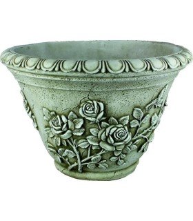 Macetero de Rosas en piedra