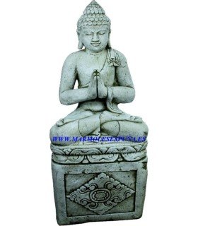 BUDA GRANDE CON PEDESTAL 121 CM.