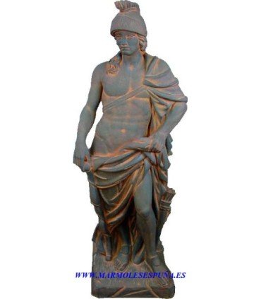 ESTATUA MARTE ÓXIDO 140 CM.