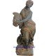 ESTATUA ATENEA ÓXIDO 140 CM.