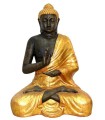 Buda sentado dorado en resina