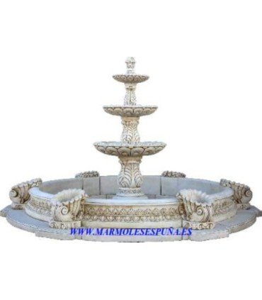 Fuente Florencia con estanque Renacimiento.