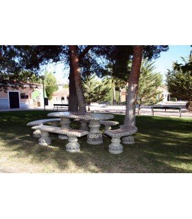 Comedor Bizantino ovalado.