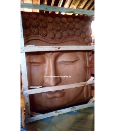 Mural de Buda en resina.