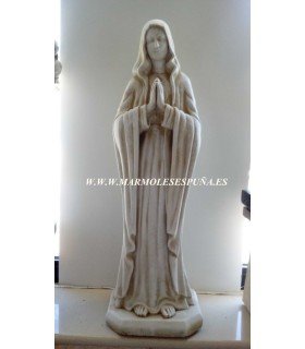 Virgen de la Paz en piedra artificial