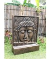 Fuente Buda meditando en resina.