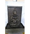 Fuente Zen en piedra artificial color metálico