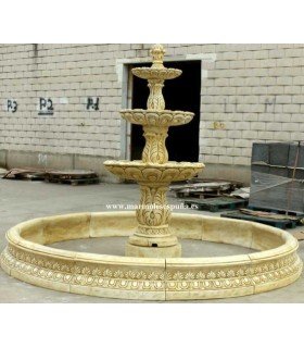 Fuente Oporto en piedra artificial