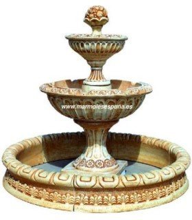 Fuente Versalles con estanque en piedra artificial.