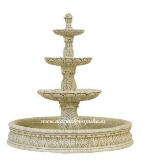 Fuente Florencia con estanque.