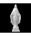 Virgen Inmaculada en mármol reconstituido.