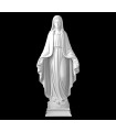 Virgen Inmaculada en mármol reconstituido.