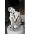 Buda Pensativo en piedra artificial.