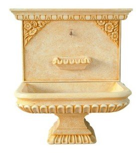 Fuente de pared Capri piedra artificial