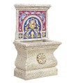 Fuente Romana con rosetón en piedra