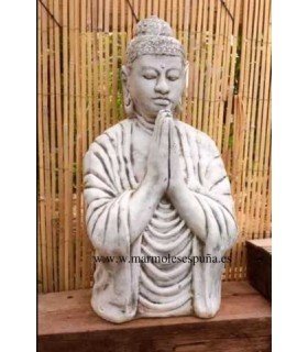 Estatua de Monje en piedra artificial.