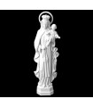 Virgen del Carmen 80 cm en mármol reconstituido.