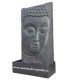 Fuente Butsu antracita premium en piedra artificial.