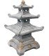 Pagoda templo duplo en piedra artificial.