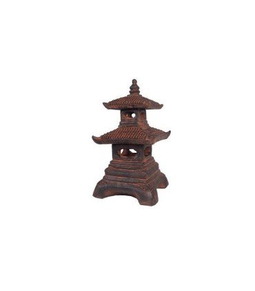 Pagoda doble decoración de jardín.