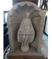 Virgen Milagrosa con hornacina en piedra