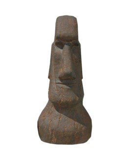Moai en piedra artificial