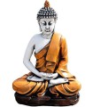 Buda sereno de piedra artificial.