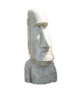 Moai en piedra