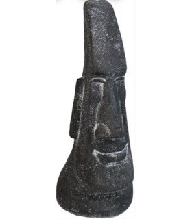 Cabeza de Pascua en piedra artificial óxido
