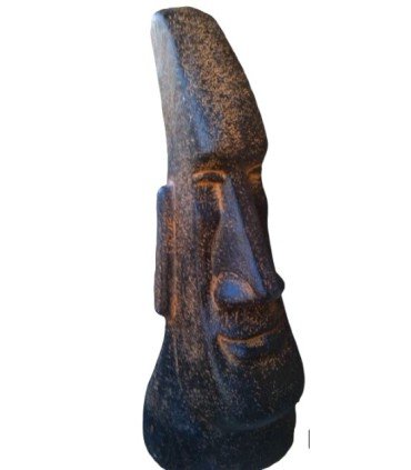 Moai en piedra artificial