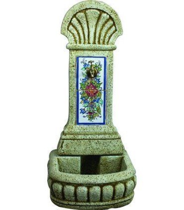 Fuente Pilón pequeña Floral
