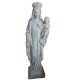 Virgen del Carmen en piedra artificial.
