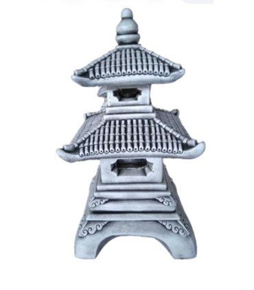 Pagoda doble de piedra artificial