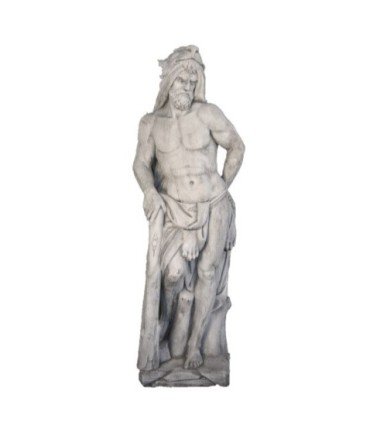 Hércules en piedra artificial