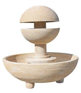 Fuente Cosmos en piedra