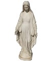 Virgen Inmaculada en piedra artificial
