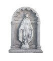 Virgen Milagrosa con Hornacina en pìedra