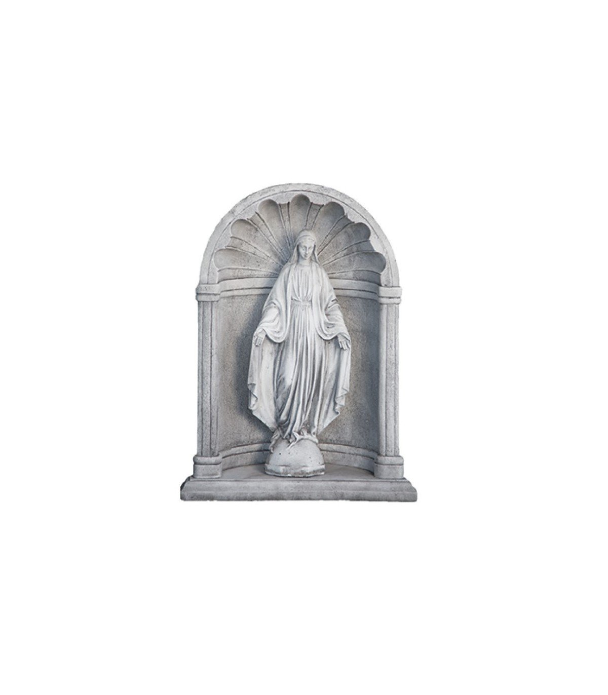 Virgen Milagrosa con Hornacina en pìedra