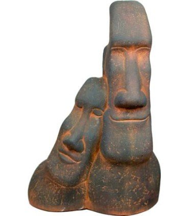 Moai en piedra artificial