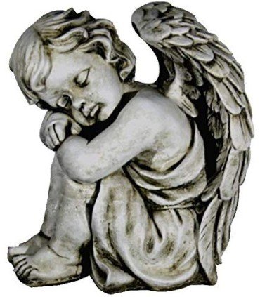 Ángel en piedra artificial