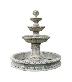 Fuente Frutero con estanque en piedra artificial