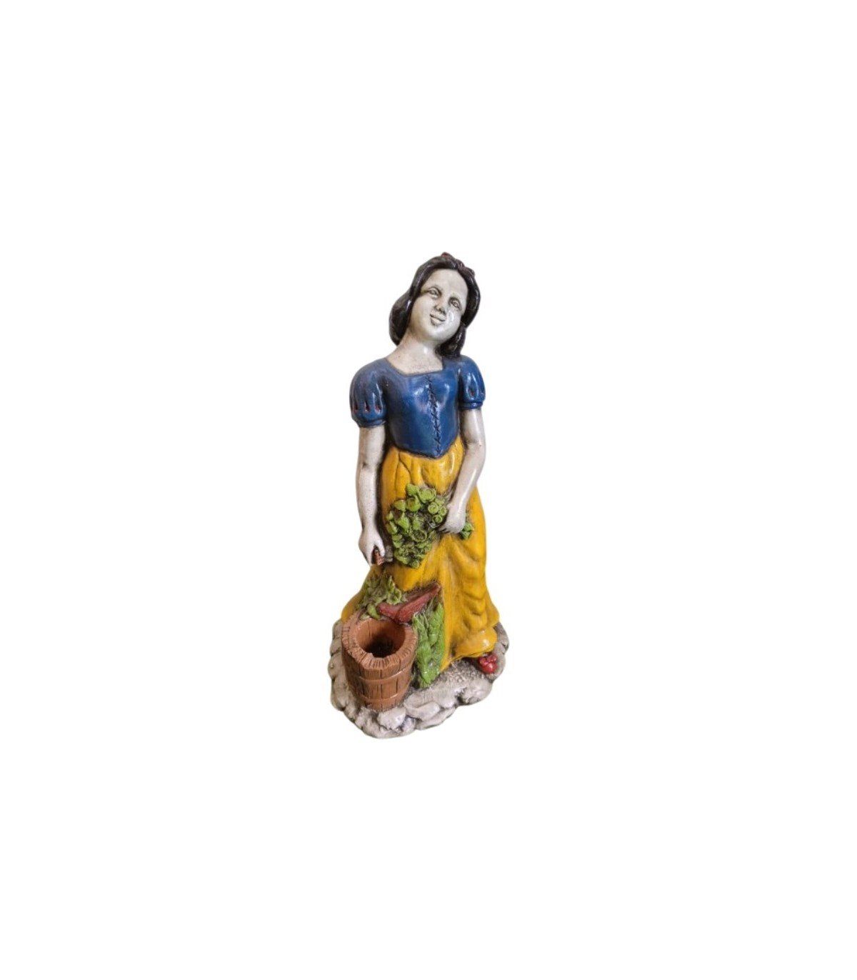 Blancanieves a color en piedra