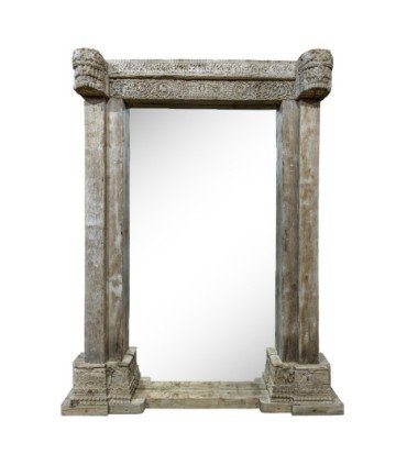 Espejo en madera de Teca