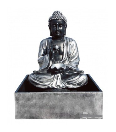 Fuente Buda en piedra artificial.