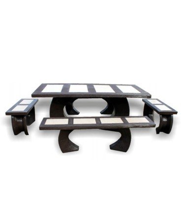 Comedor Venus wengue en piedra