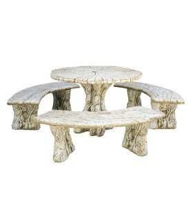 Comedor Barto en piedra artificial