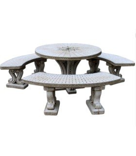 Comedor de Rosas en piedra